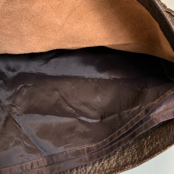 NWT Banana Republic Brown Leather Fringe Skirt - Picture 4 of 7